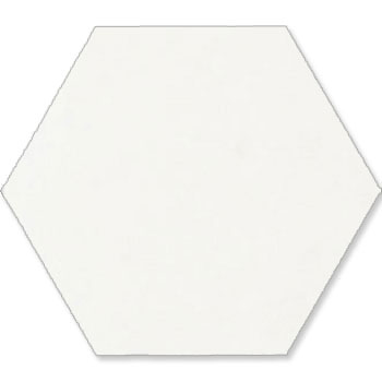 Mosaic House Moroccan tile C14 8x8 Hexagon White White  solid cement, encaustic, loose, size 